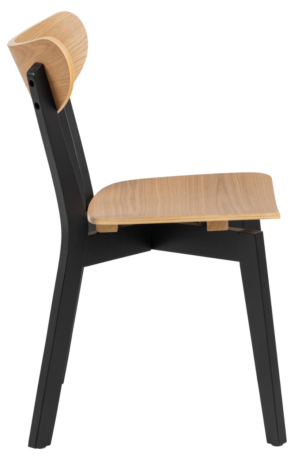 Krēsls Roby 45/55/79 cm melns/ozols - N1 Home