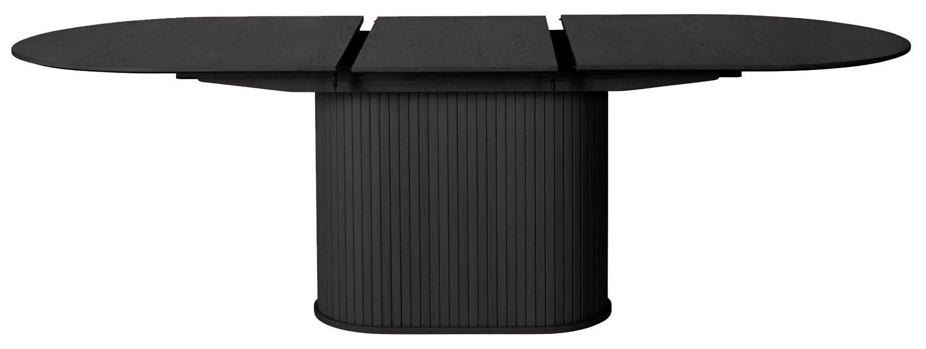 Galds Gativs 180-230/95/75 cm melns/ozols - N1 Home