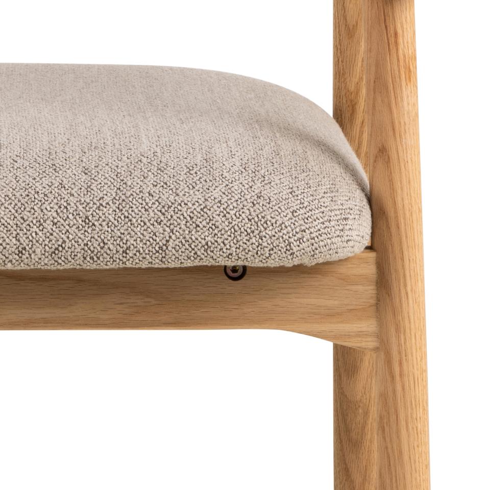 Krēsls Adis 70x70,5x76 cm bēšs - N1 Home
