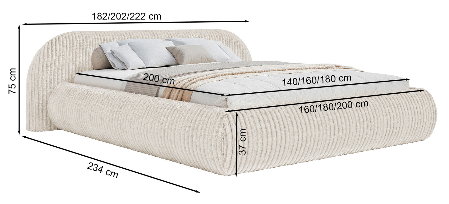 Gulta Šelli 182;202;222/75/234 cm Ambience 15