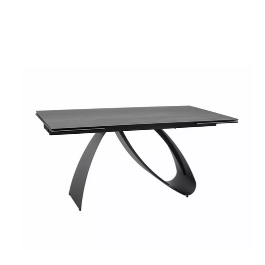 Galds KOSTO 76/90/160(240) cm melns - N1 Home