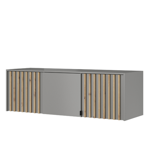 Mezonīna piebūve līdz skapim Neko 155/51/50 cm pelēks - N1 Home