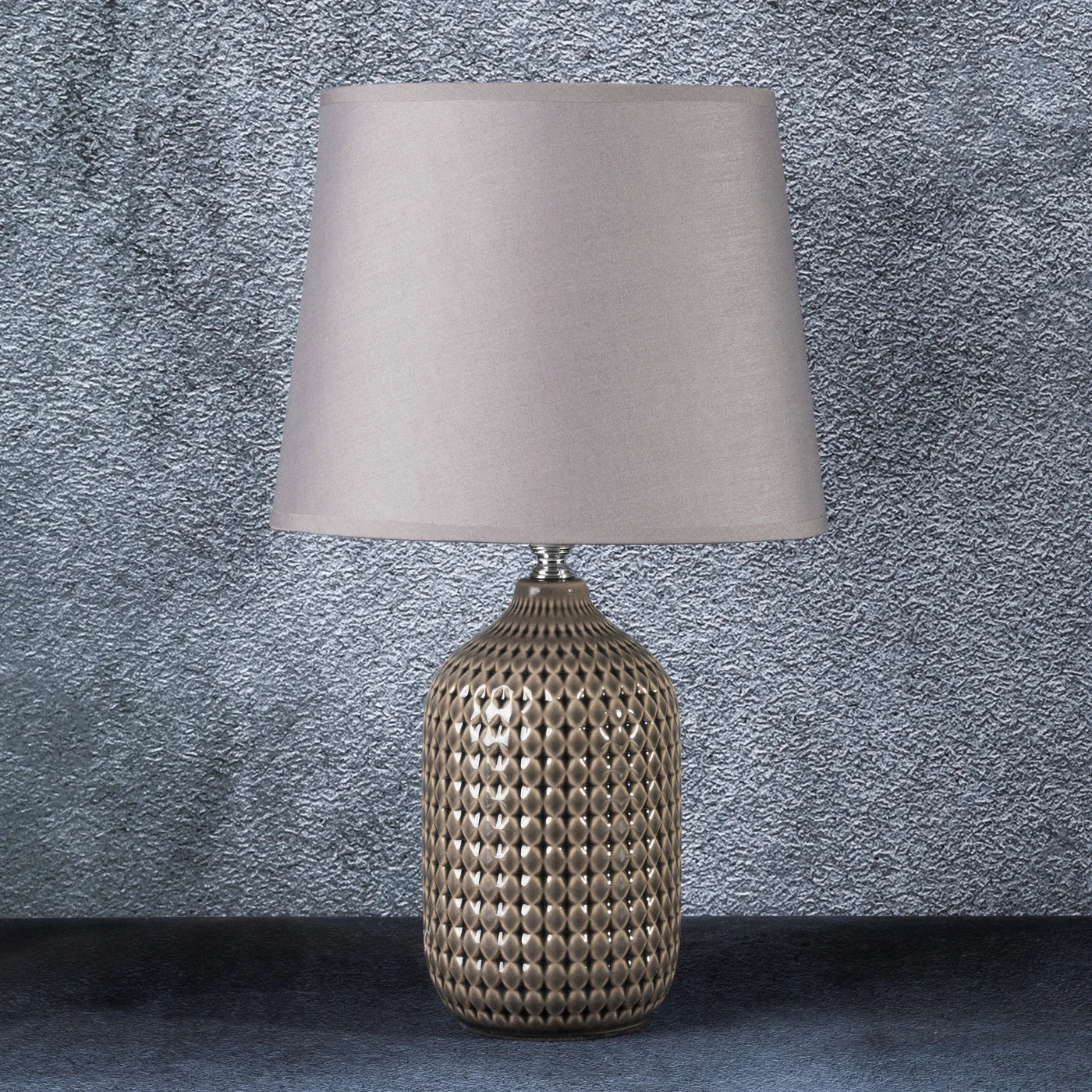 Galda lampa Tal 25/43 cm bēšs - N1 Home