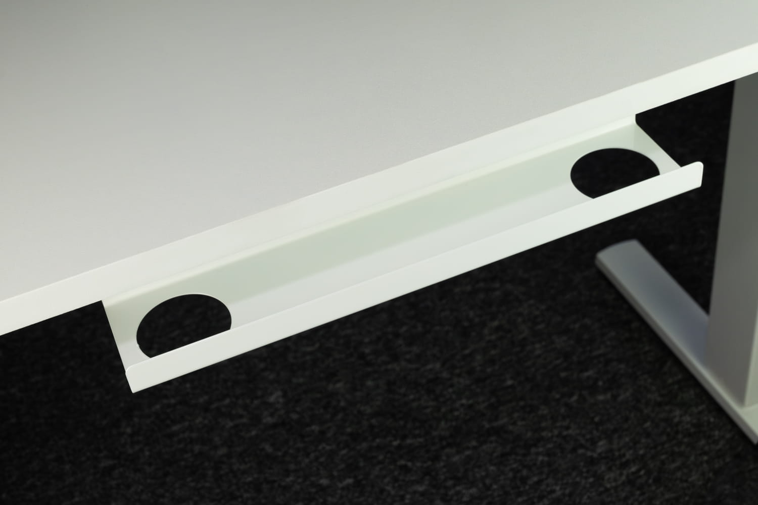 Biroja galds SysCon + 60/120 cm balts - N1 Home