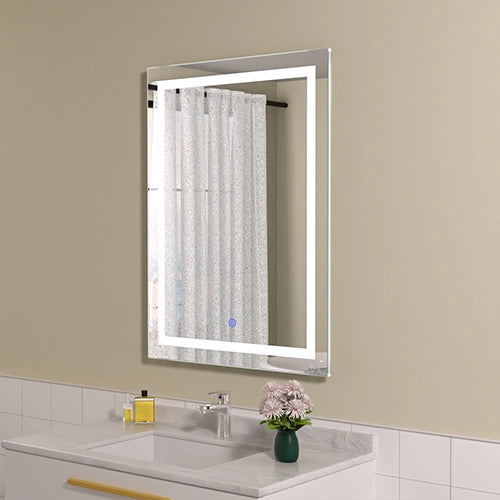 LED spogulis Harmo, 80 x 60 cm, 4000K, 18W, 2002Lm, IP44 - N1 Home