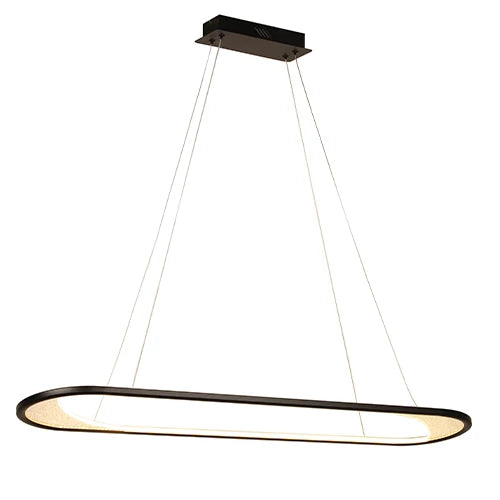 Piekaramā lampa Satu 100/25/150 cm melns - N1 Home