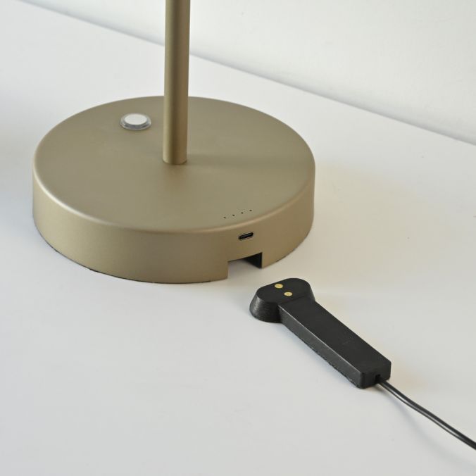 Galda lampa PURE Falling Rings  32/13/13 cm bronza/tumšs hroms