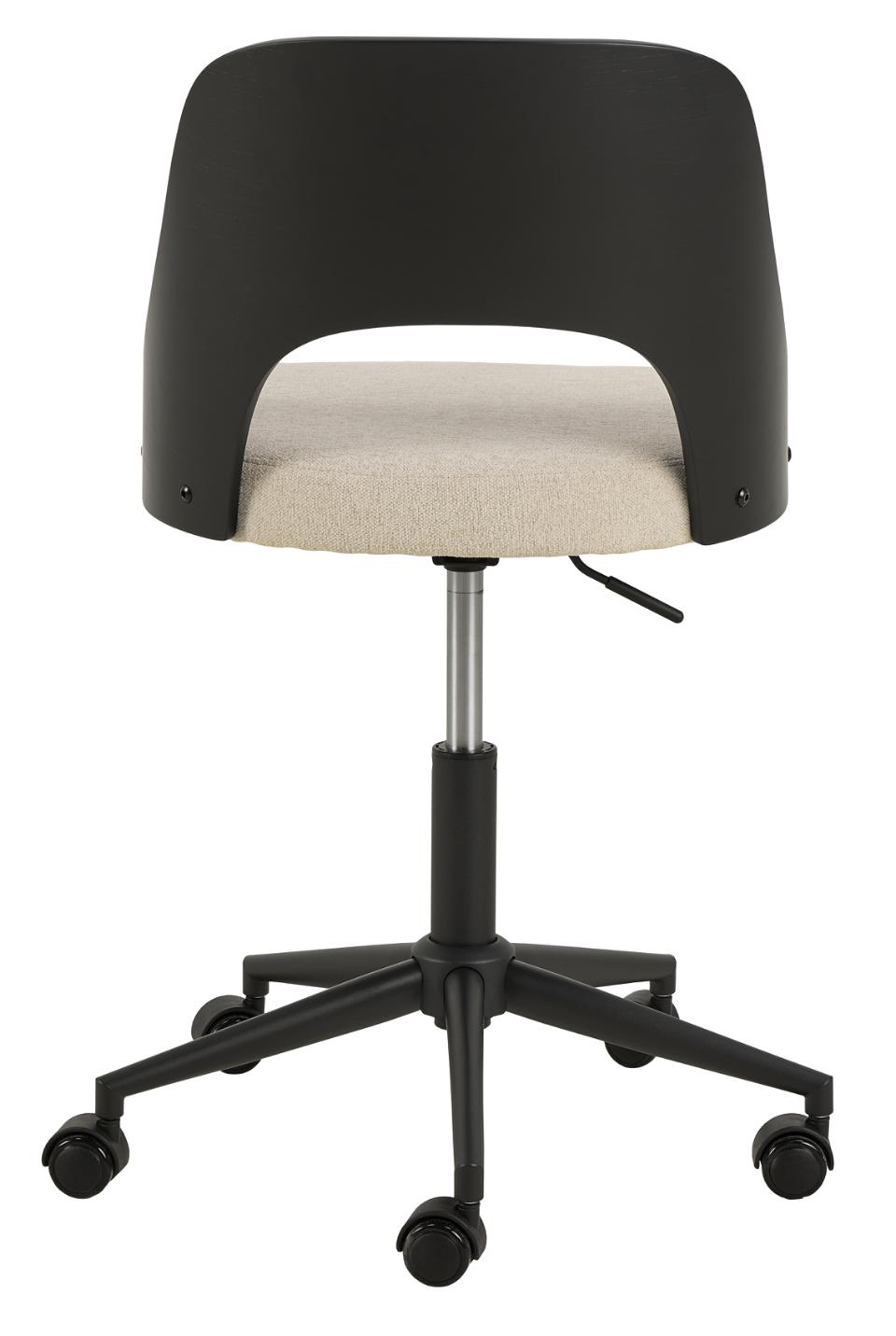 Krēsls Luc 48/55/89 cm bēšs/melns - N1 Home