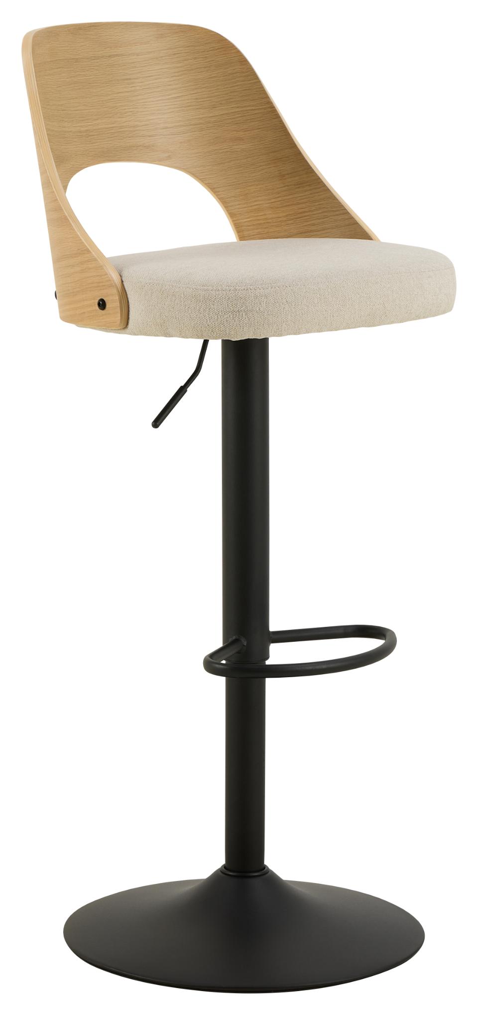 Bāra krēsls Luc 47/50/113 cm bēšs ozols - N1 Home