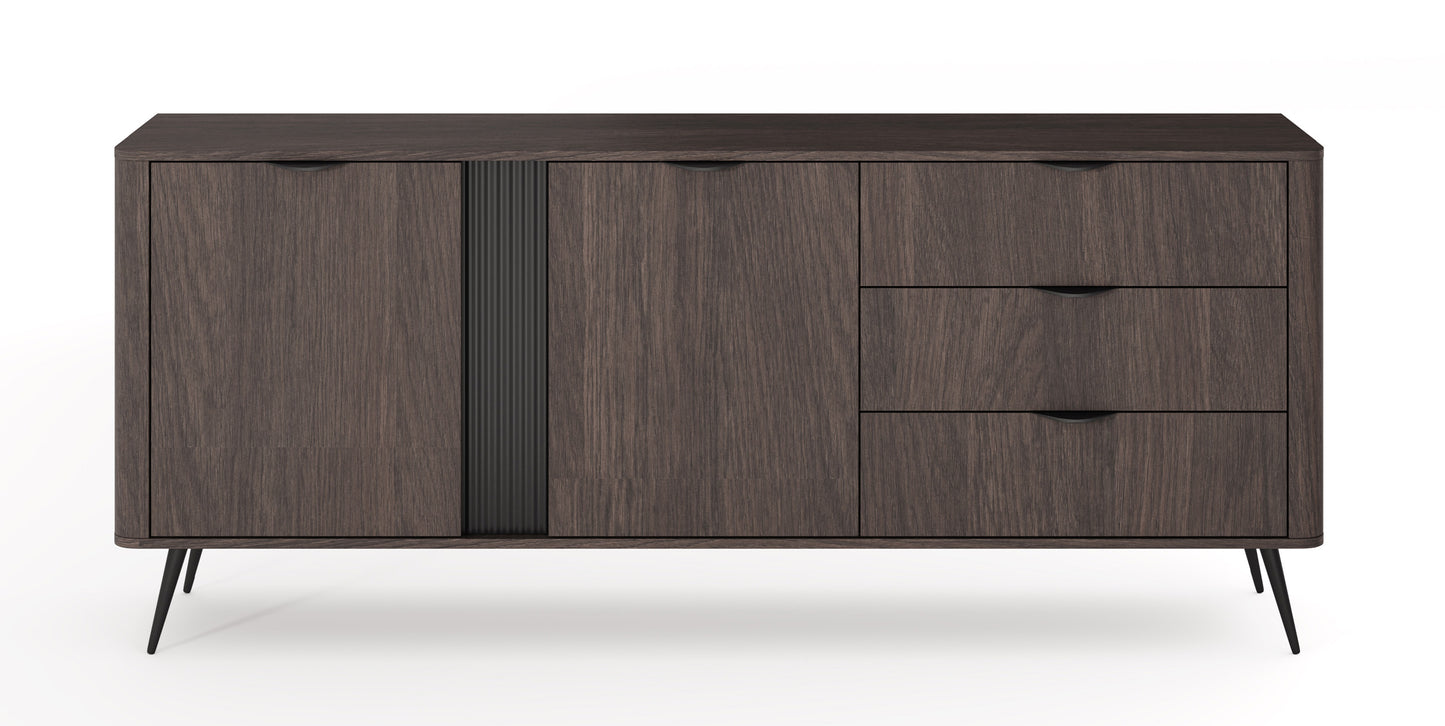 Kumode Verto 81/195/38 cm Dunin ozols - N1 Home