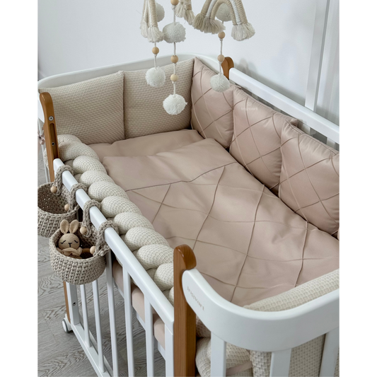 Satīna Gultas Veļas Komplekts "Platīns" bēšs - N1 Home