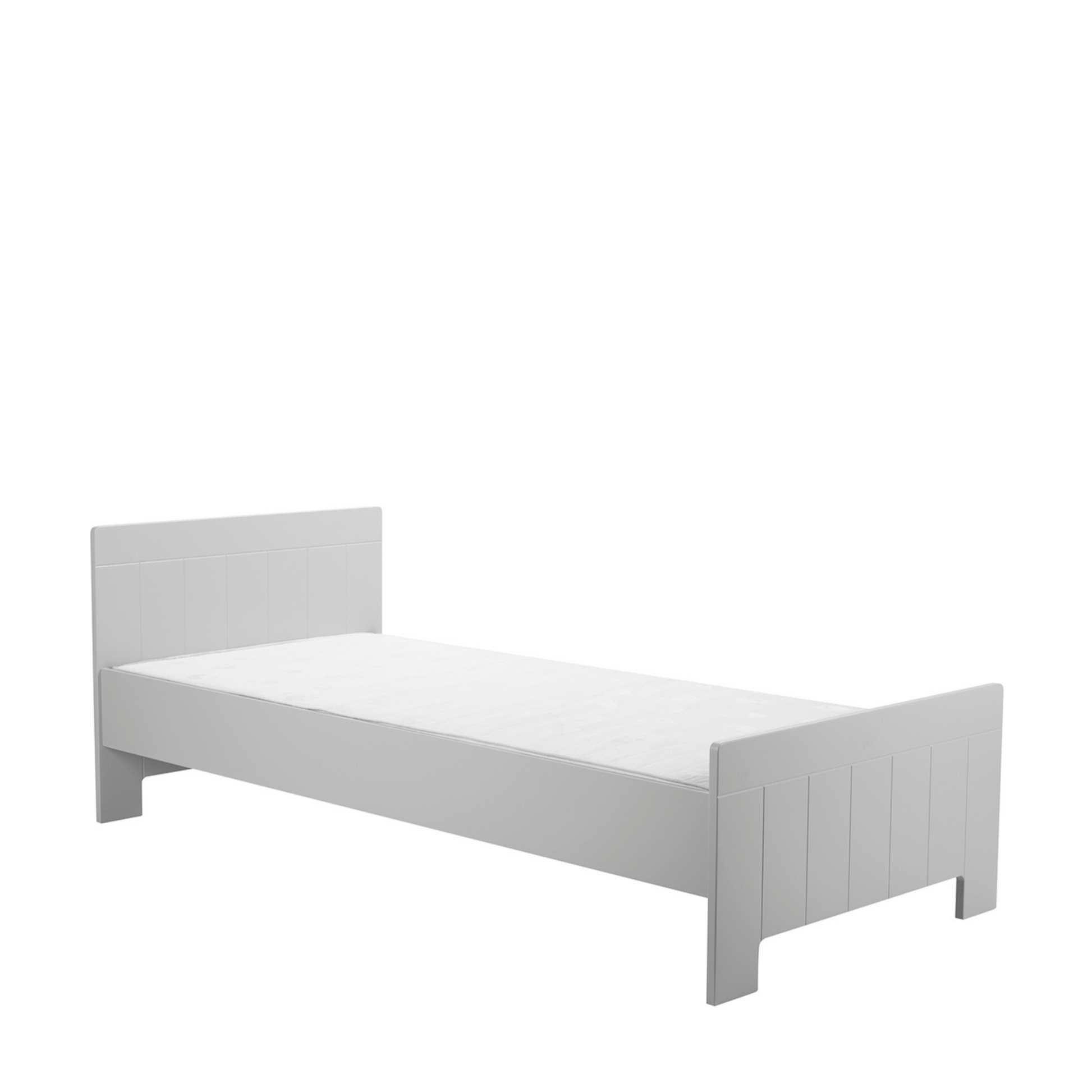 Gulta ar matraci CAMU 200/90 cm pelēks - N1 Home