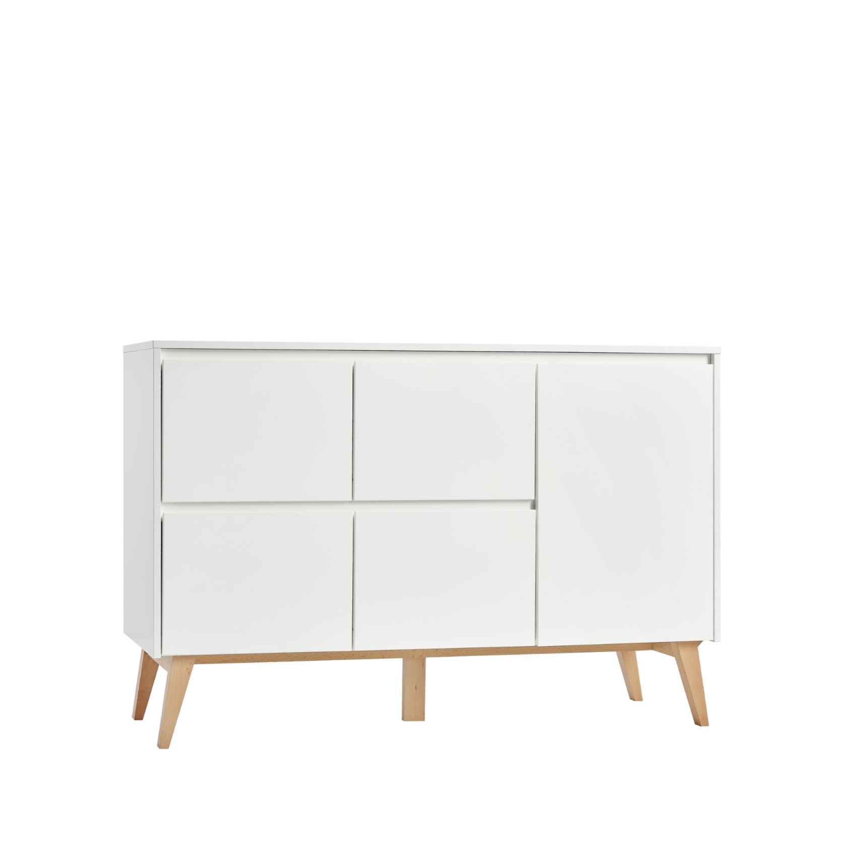 Kumode AIVA 52/148/92 cm balts - N1 Home