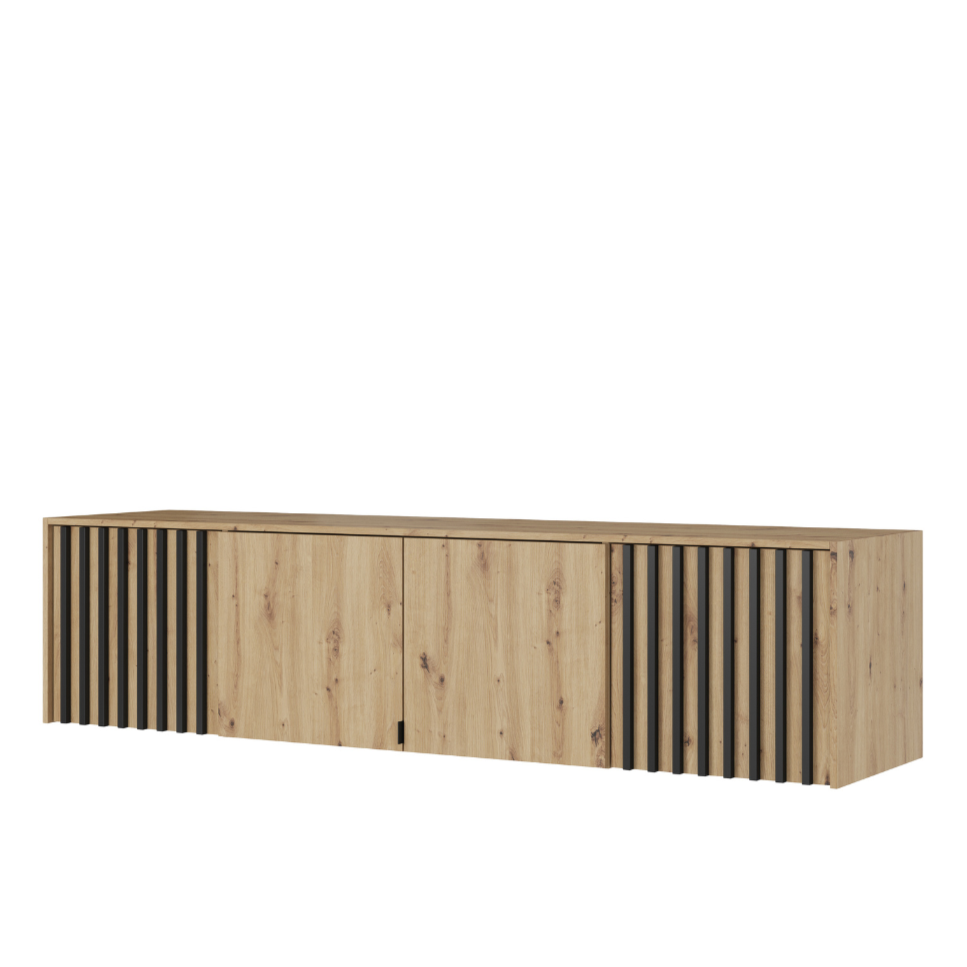 Mezonīna piebūve līdz skapim Neko 206/51/50 cm artisan ozols - N1 Home