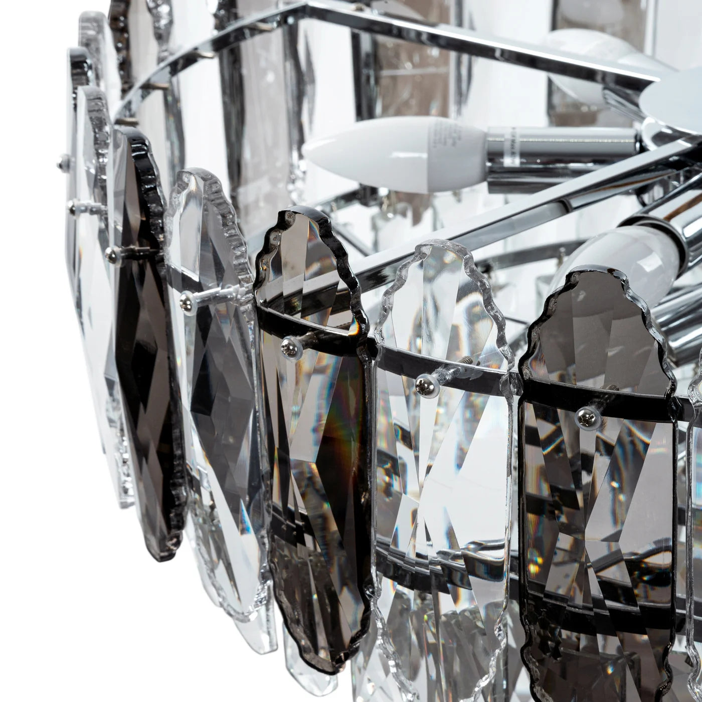 Lustra Nel ar piekārtiem kristāliem, regulējams augstums,60 x 150 cm, zelts - N1 Home