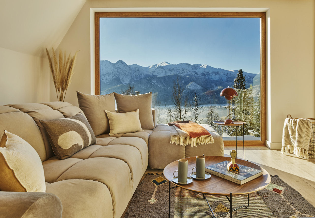 Dīvāns Bullet Befame 211/ 117/80 cm bordo