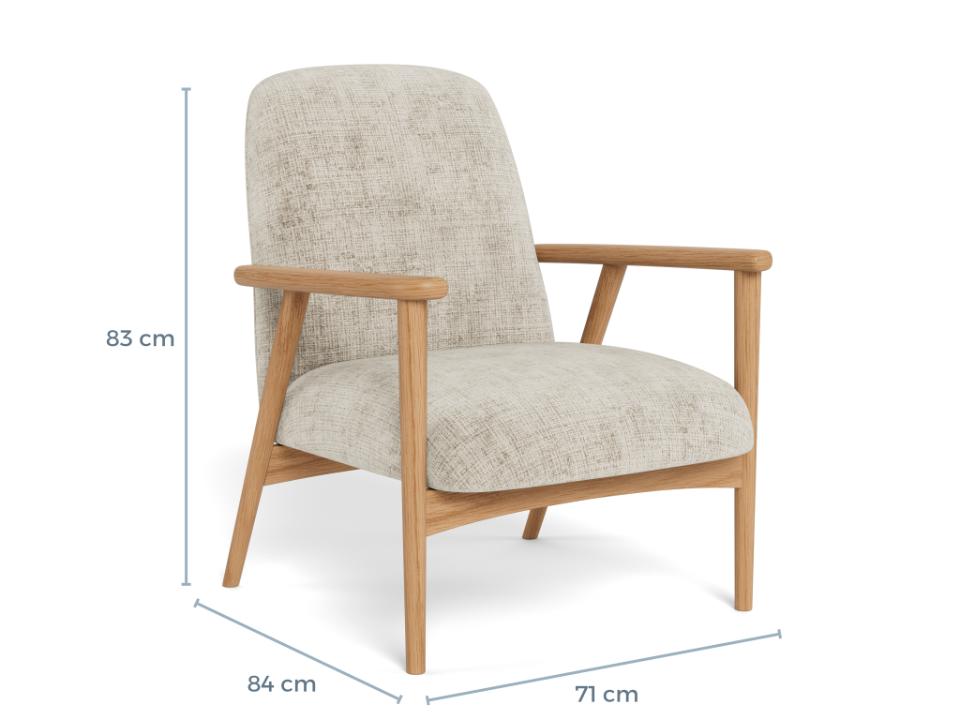 Krēsls Aukifa 71/84/83 cm Juto 4 FR