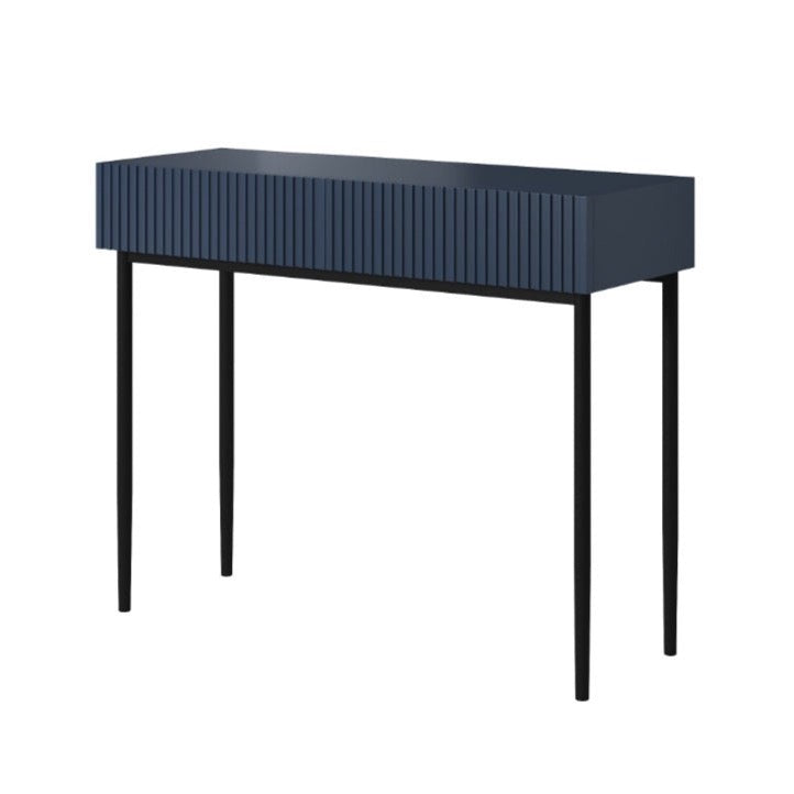 AUSTIN rakstāmgalds/konsole 100/82/41 zils/melnas kājas - N1 Home