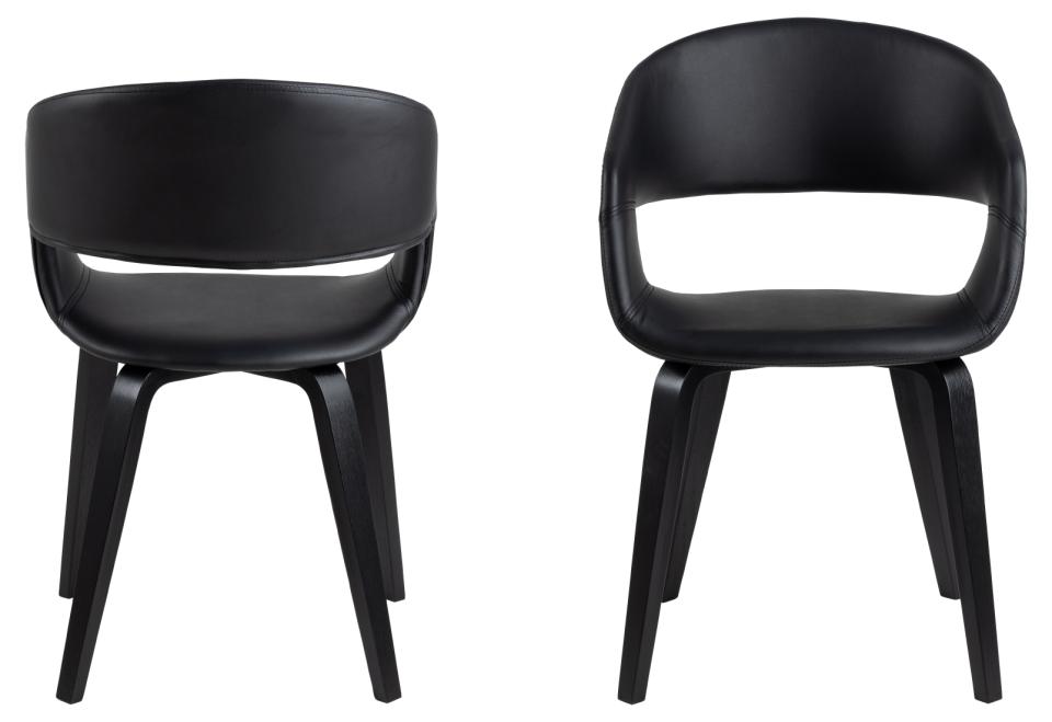 Krēsls Novs 49/52/77 cm melns - N1 Home