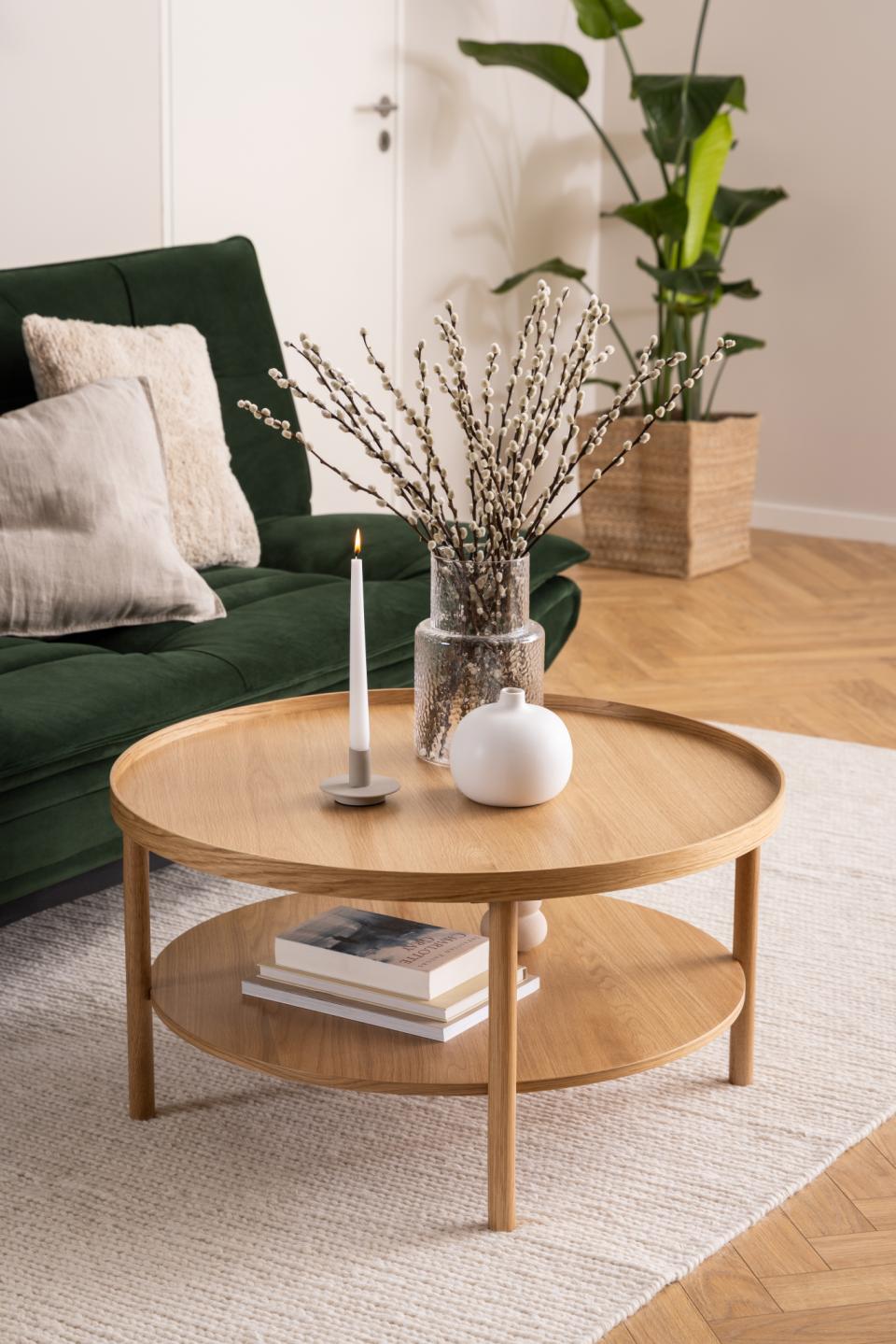 Kafijas galdiņš Banbu 80x42 cm ozols - N1 Home