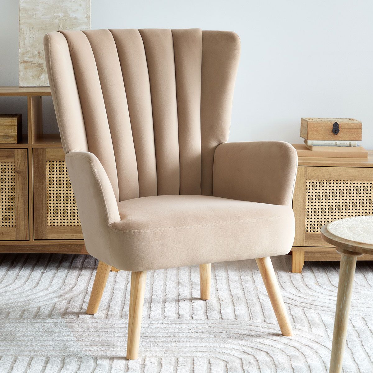 MILLS krēsls, bēšs, 42x75x74 cm - N1 Home