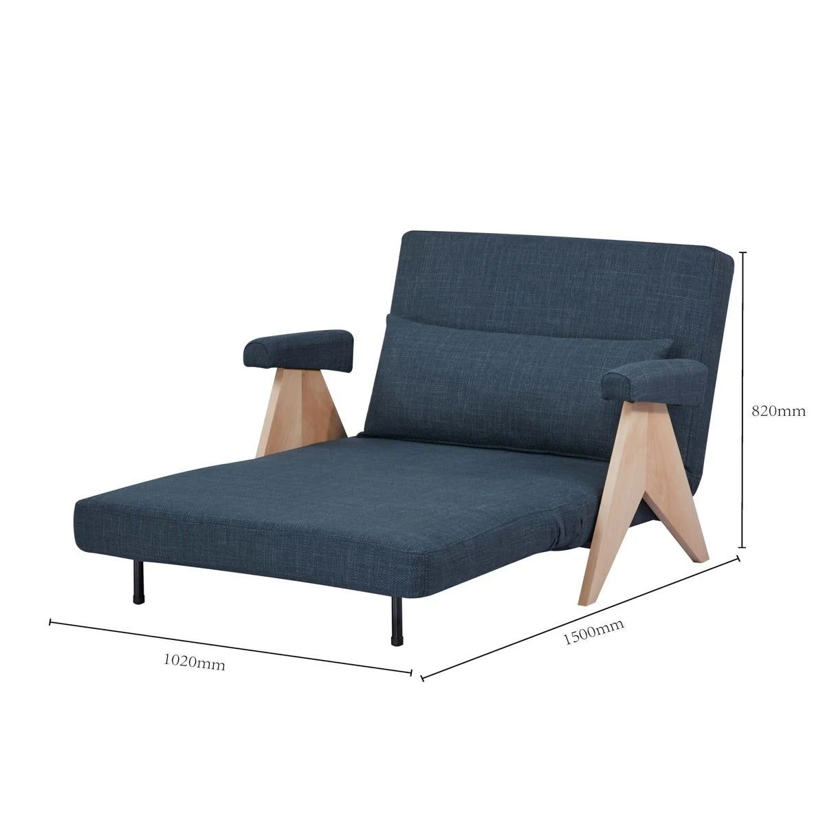 Krēsls Sola 83/91/84 cm pelēks - N1 Home