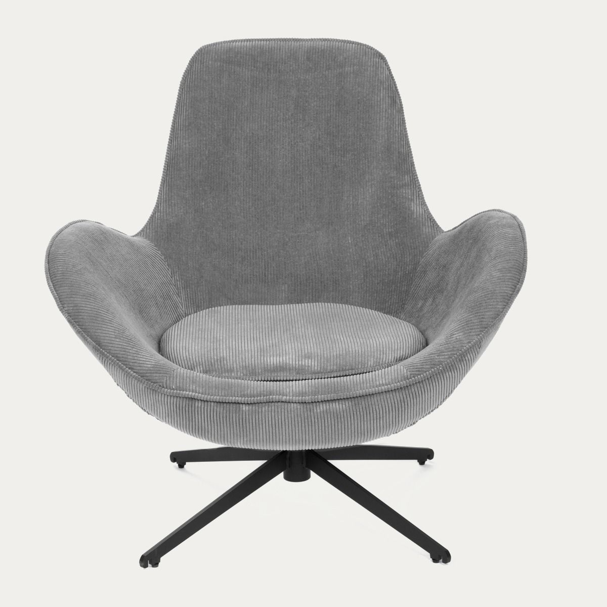 Krēsls Lunis 86/76/87 cm pelēks