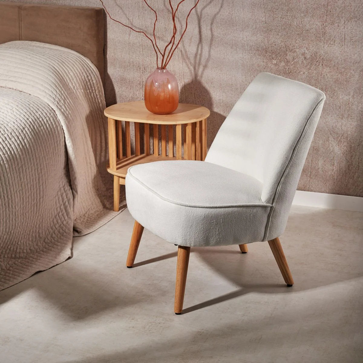 Krēsls Soa 57/69/76 cm ekru - N1 Home