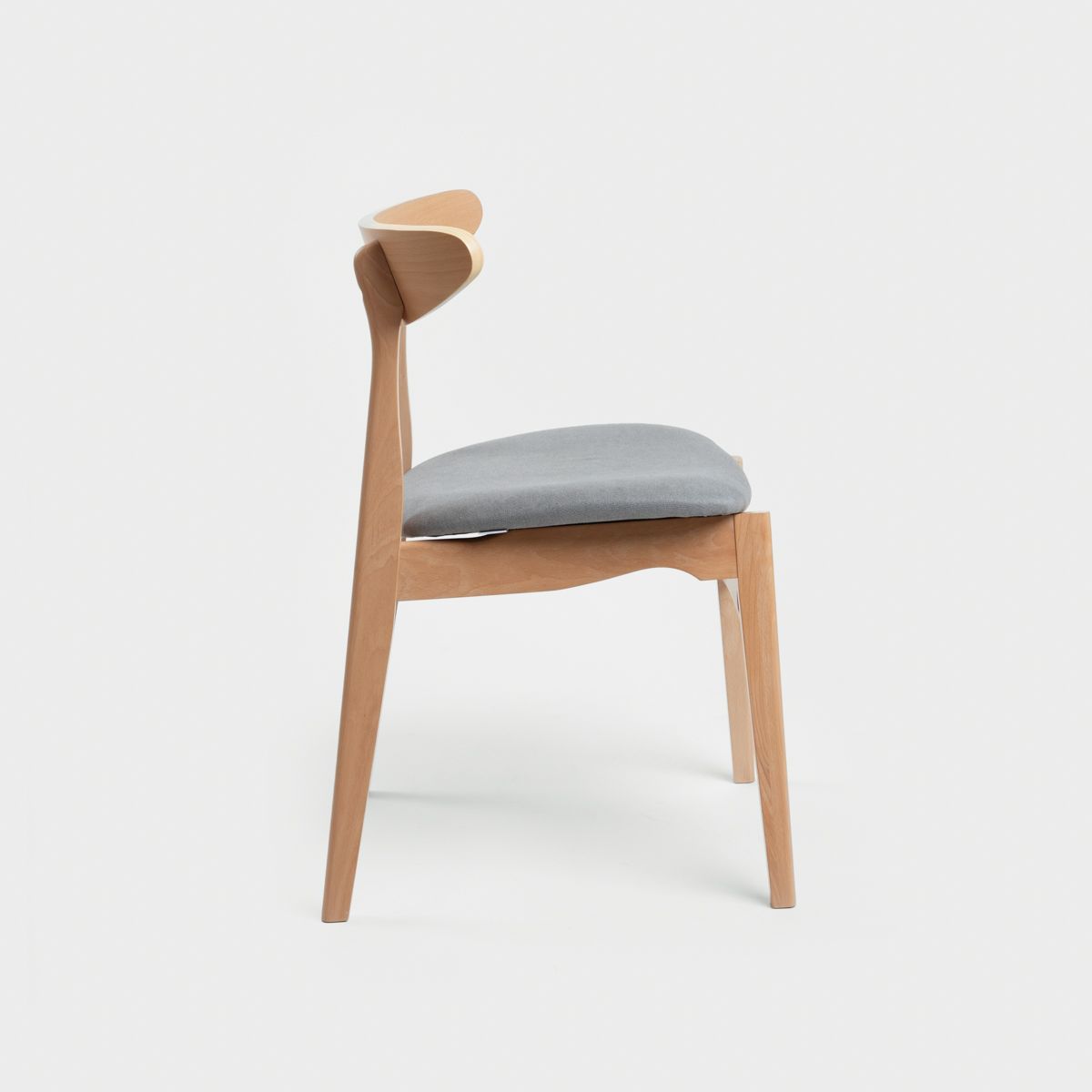 Krēsls Arus 48/55/74 cm dabīgs/pelēks