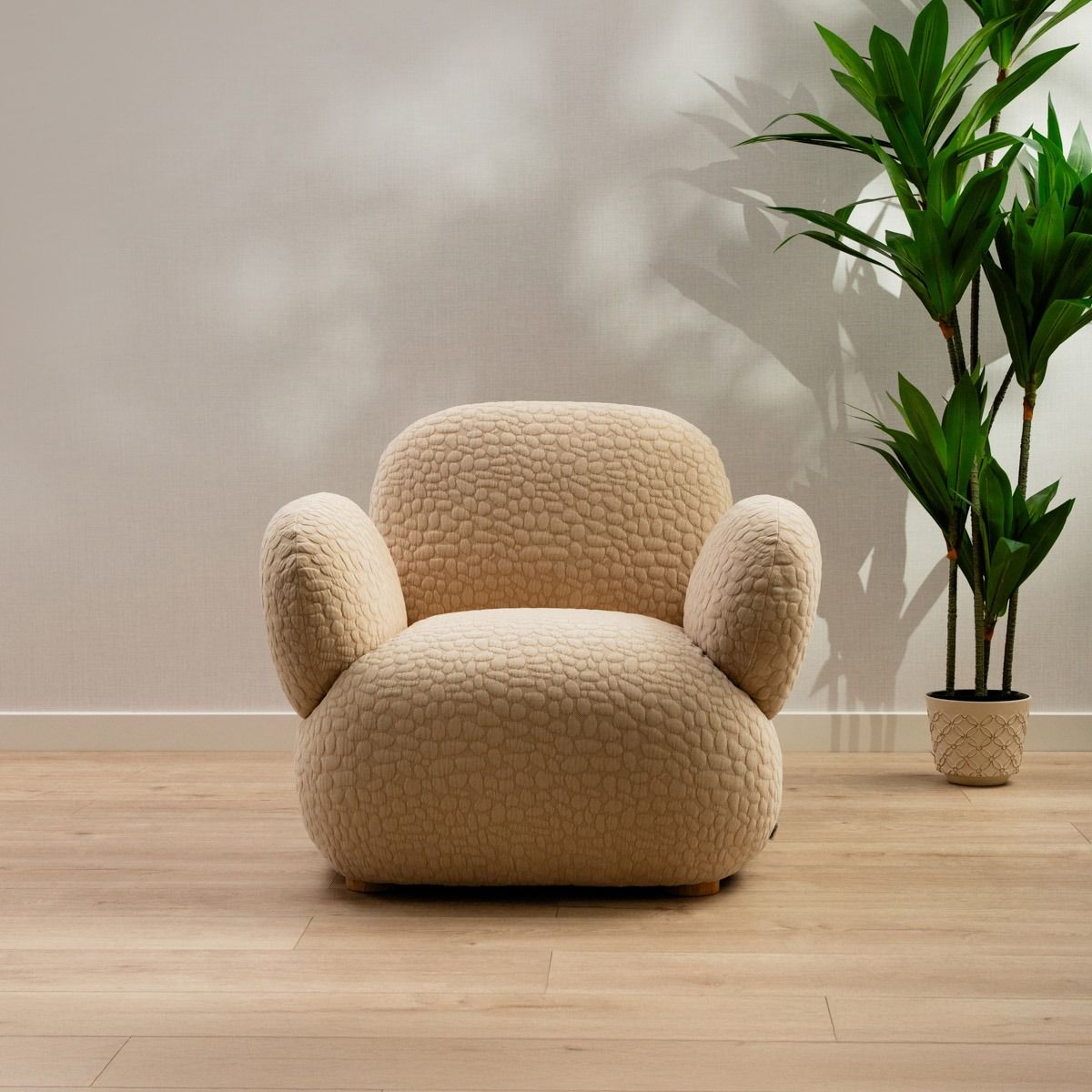 Krēsls Sias 96/90/79 cm bēšs