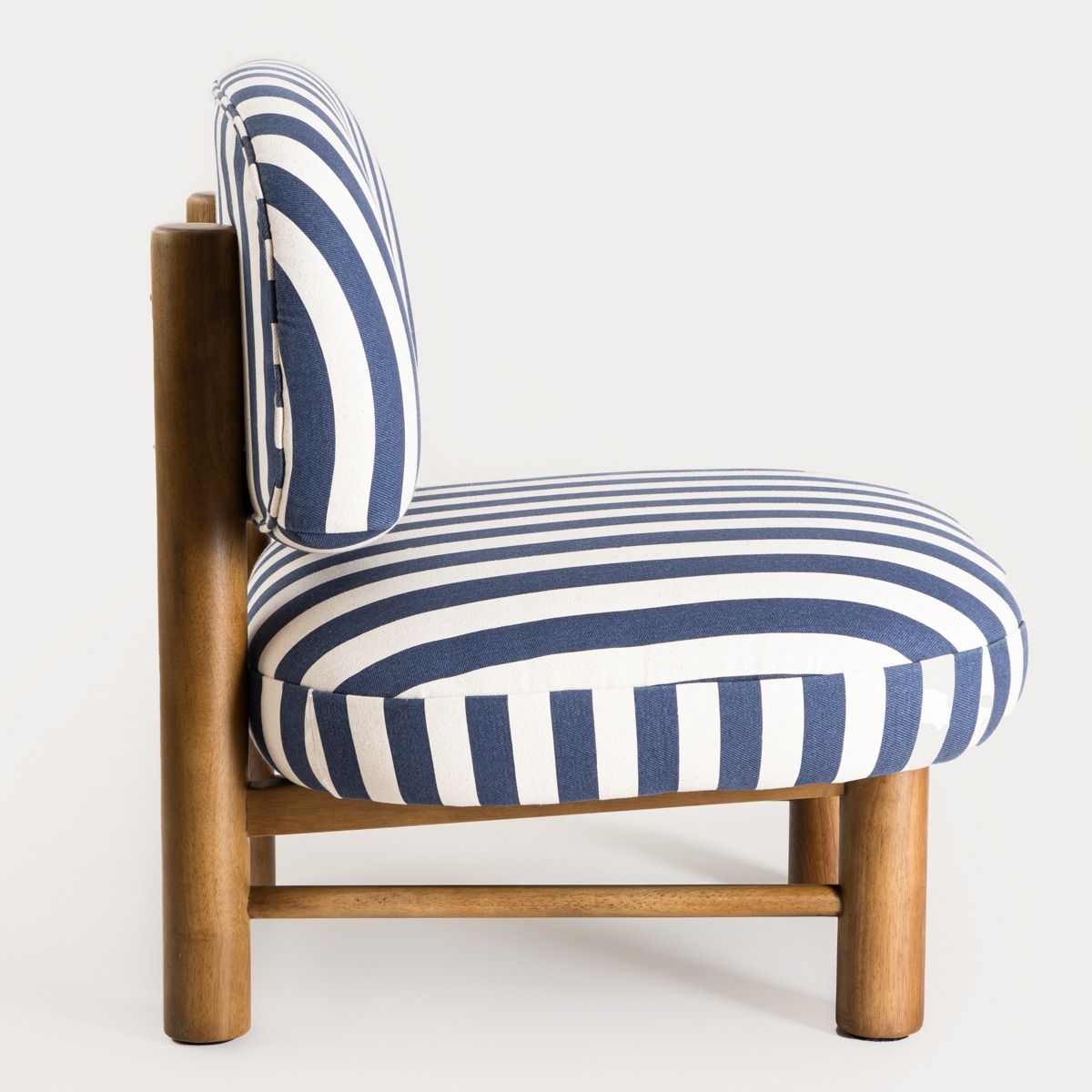 Krēsls Lumo 64/69/77 cm zils/balts