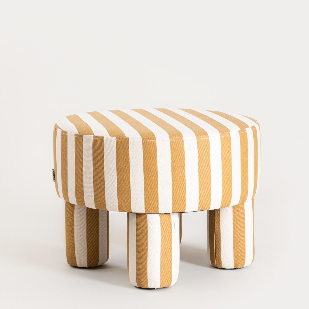 Pufs Kiaro 50/50/37 cm bēšs/balts