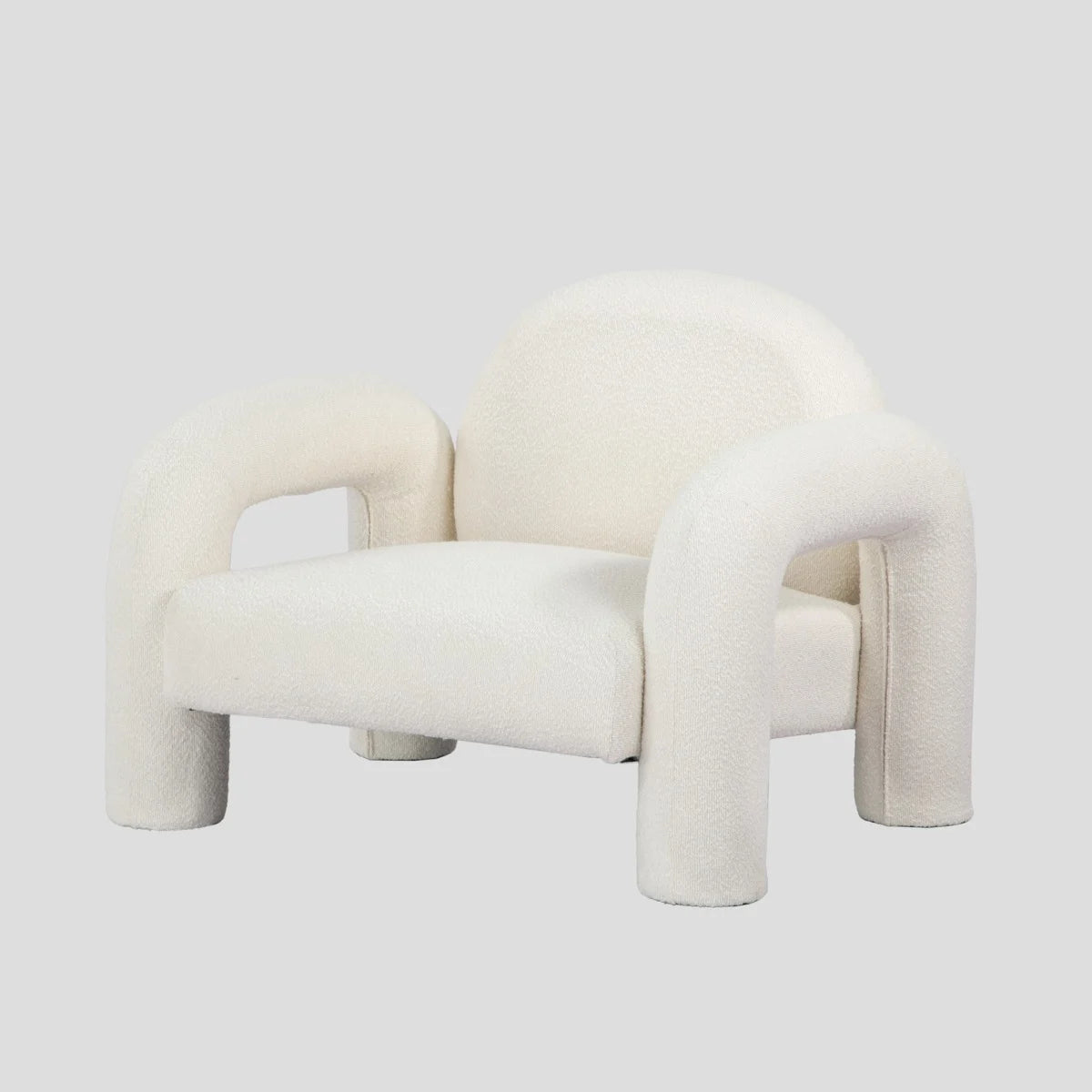 Krēsls Seda TEDDY BOUCLE 95/88/70 cm krēms