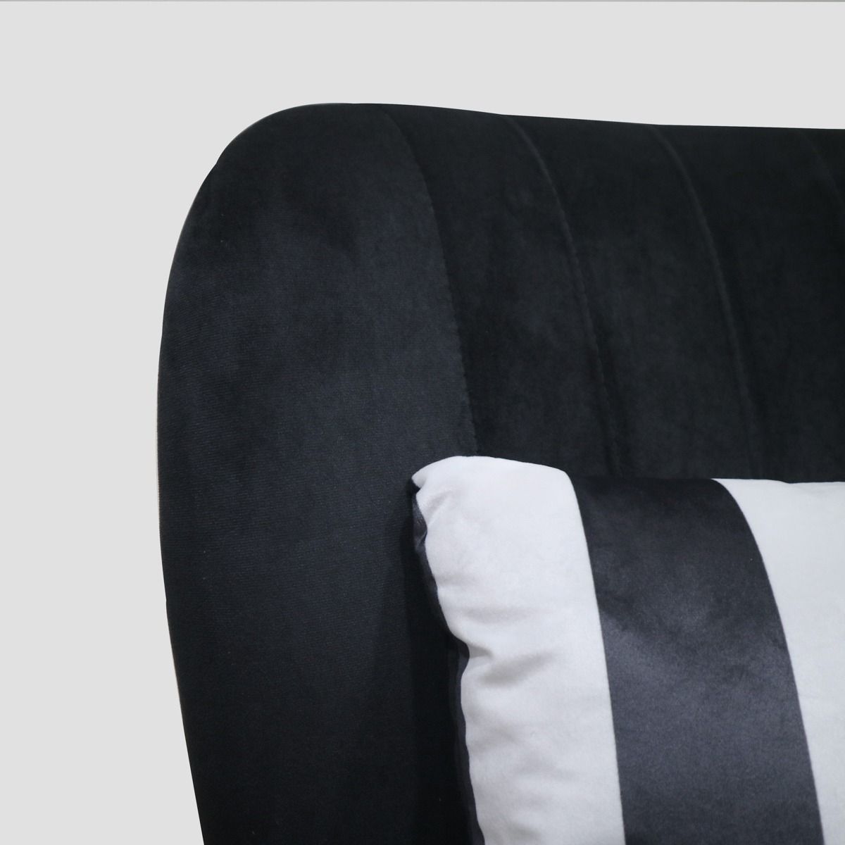 Krēsls Evoya 71/75/86 cm melns/balts