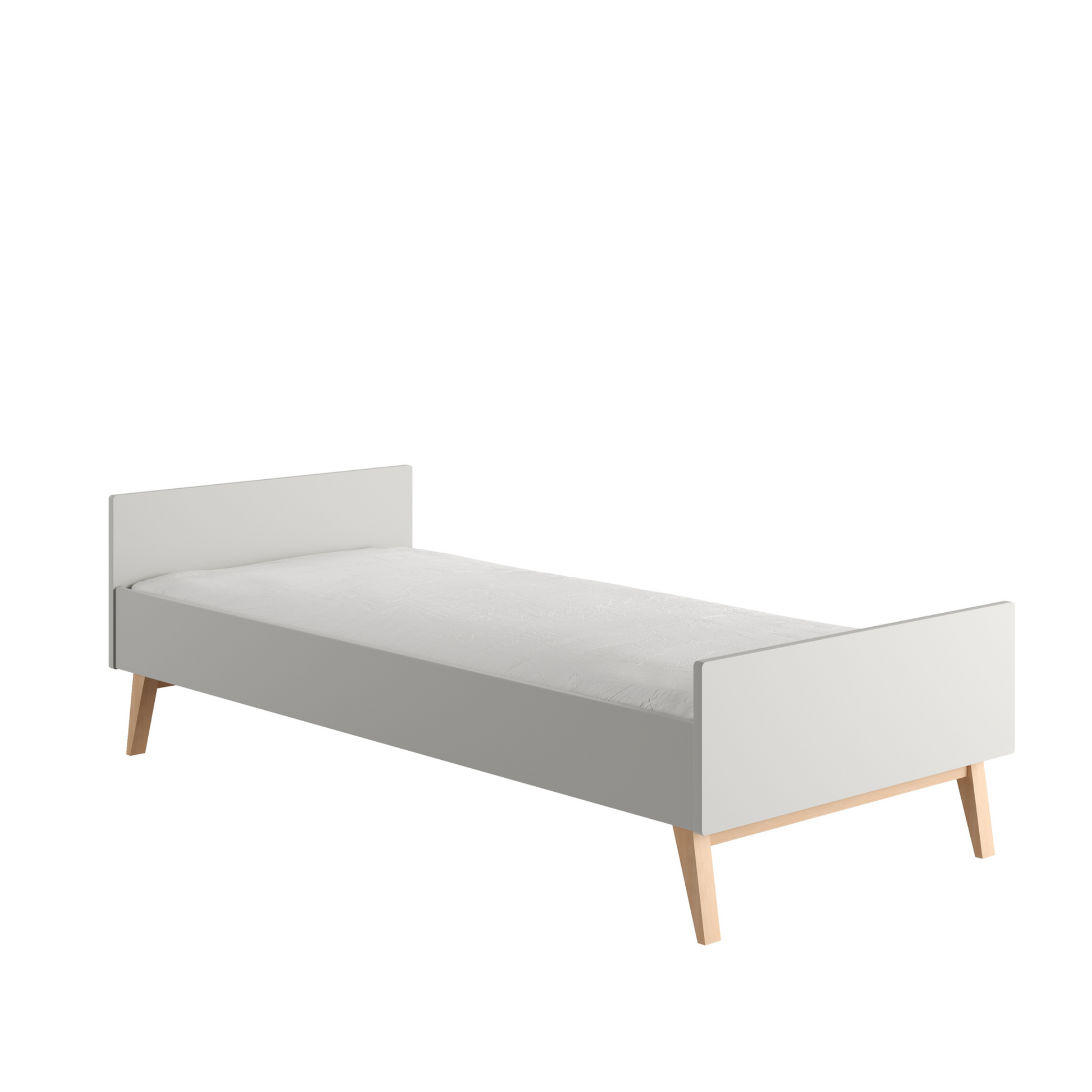 Gulta AIVA 200x90, 200x120 cm pelēks - N1 Home