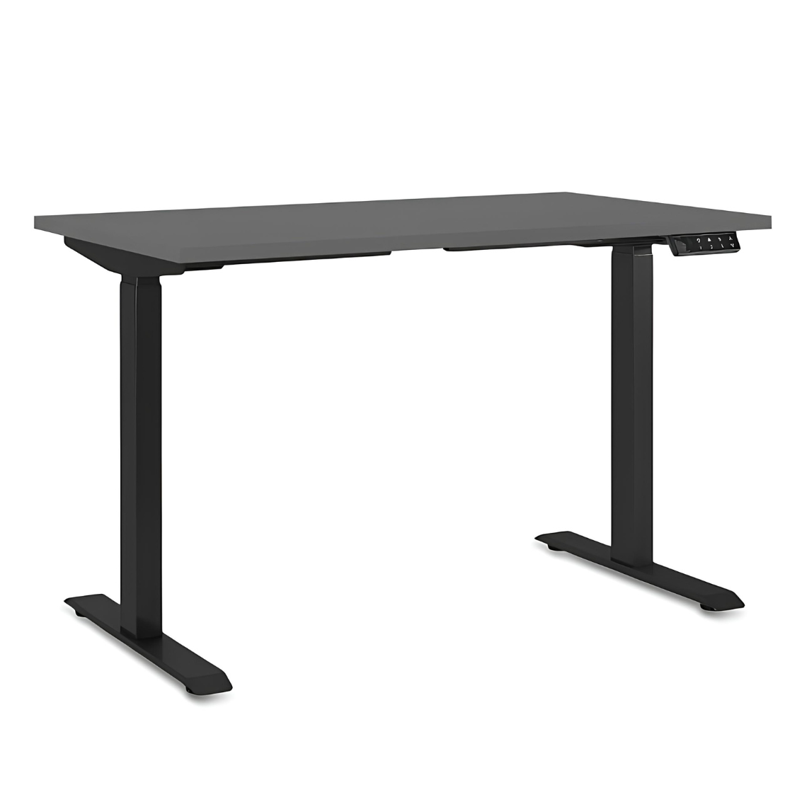 Galds Astara 140;160/70 cm melns/antracīts - N1 Home