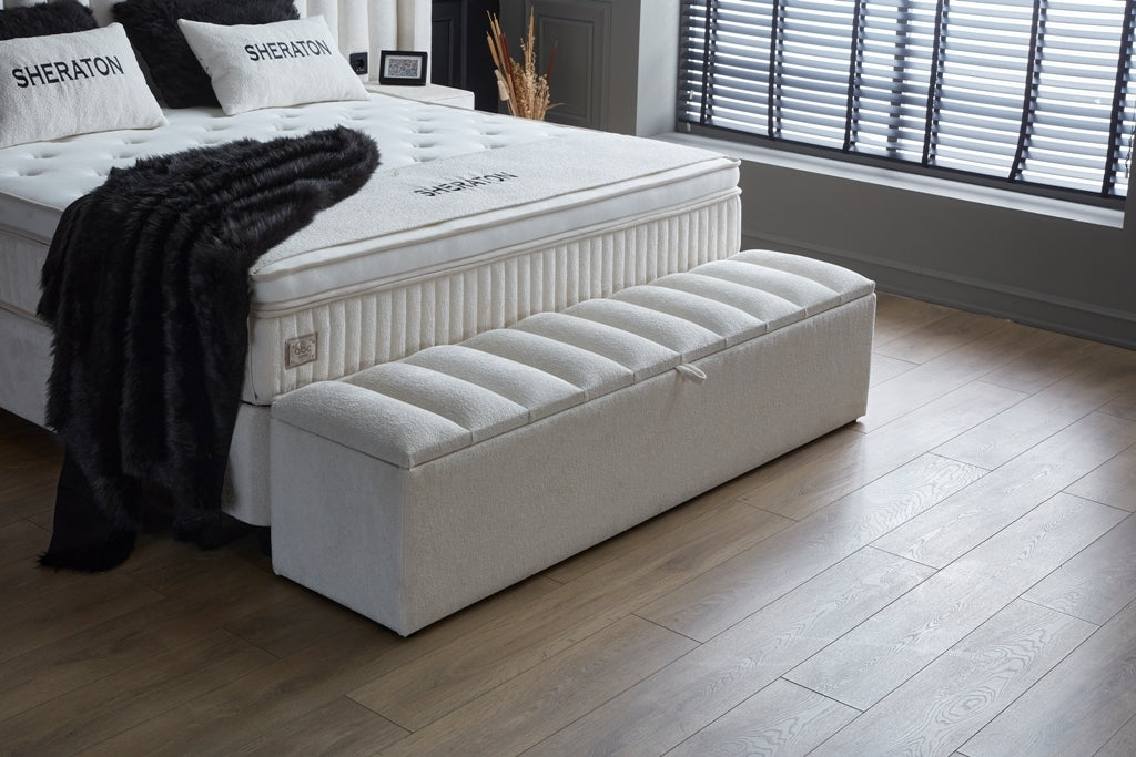 Gulta ST 160/200; 180/200 balts - N1 Home