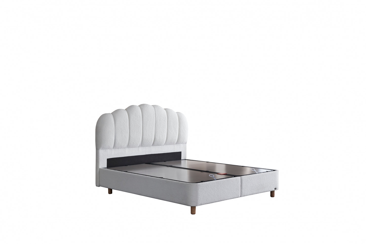 Gulta ar matracis Champy 90;120;140;160;180/200 cm krēms - N1 Home