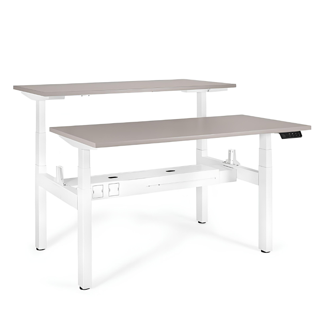 Galds Aktiva II 140; 160/70 cm balts/bēšs - N1 Home