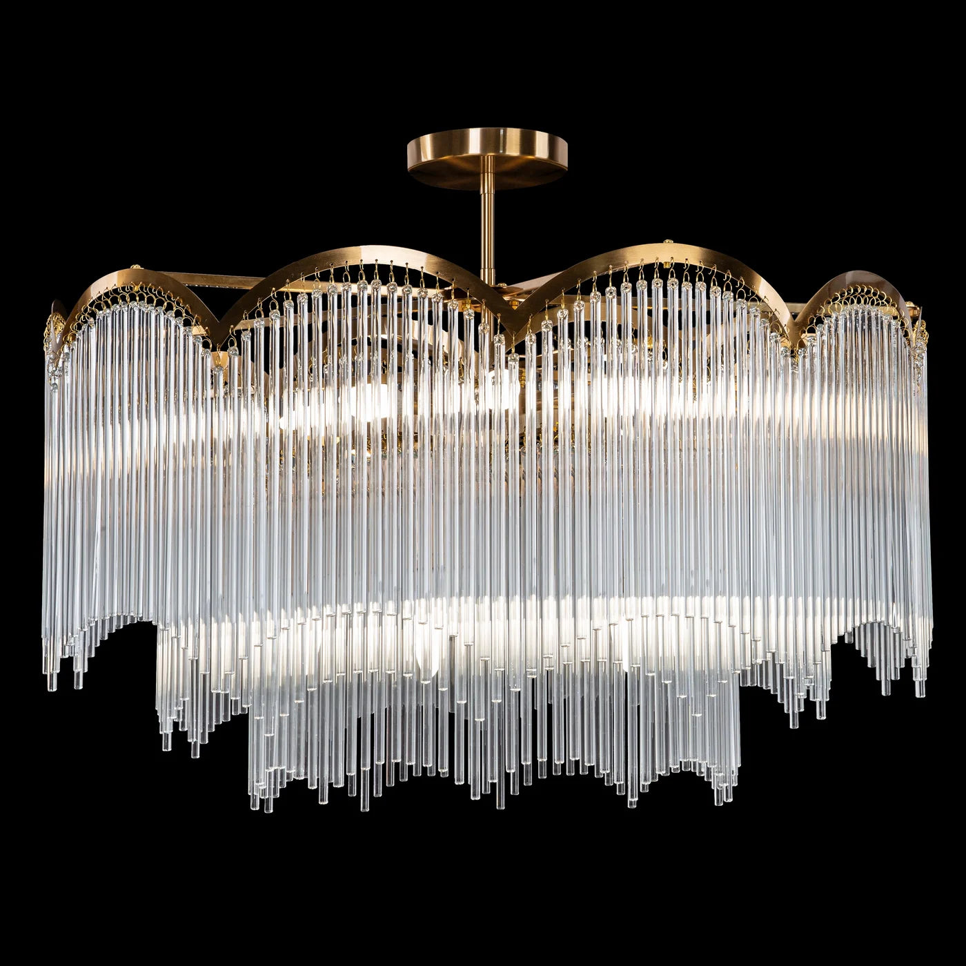 Lustra Salm  80 x 60 cm, balts/zelts - N1 Home