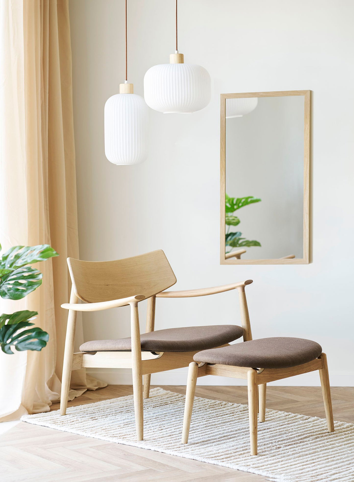 Krēsls Clours 72/68/68 cm ozols/brūns - N1 Home