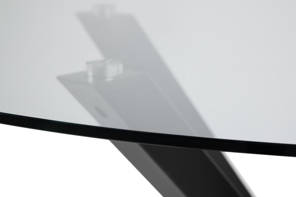 Galds Heva 119x75,5 cm matēts melns raupjš pulverkrāsots tērauds - N1 Home