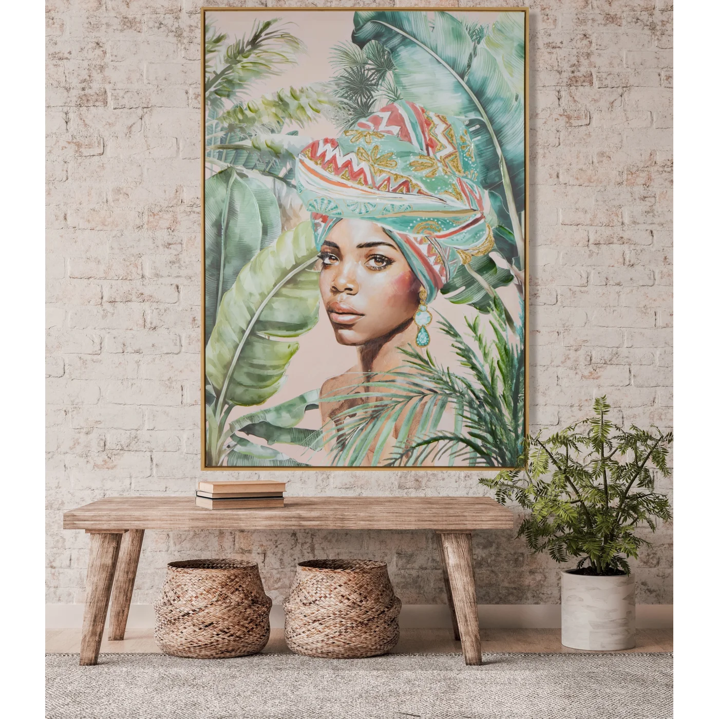 Glezna Orfa 70/100 cm zaļš/brūns - N1 Home