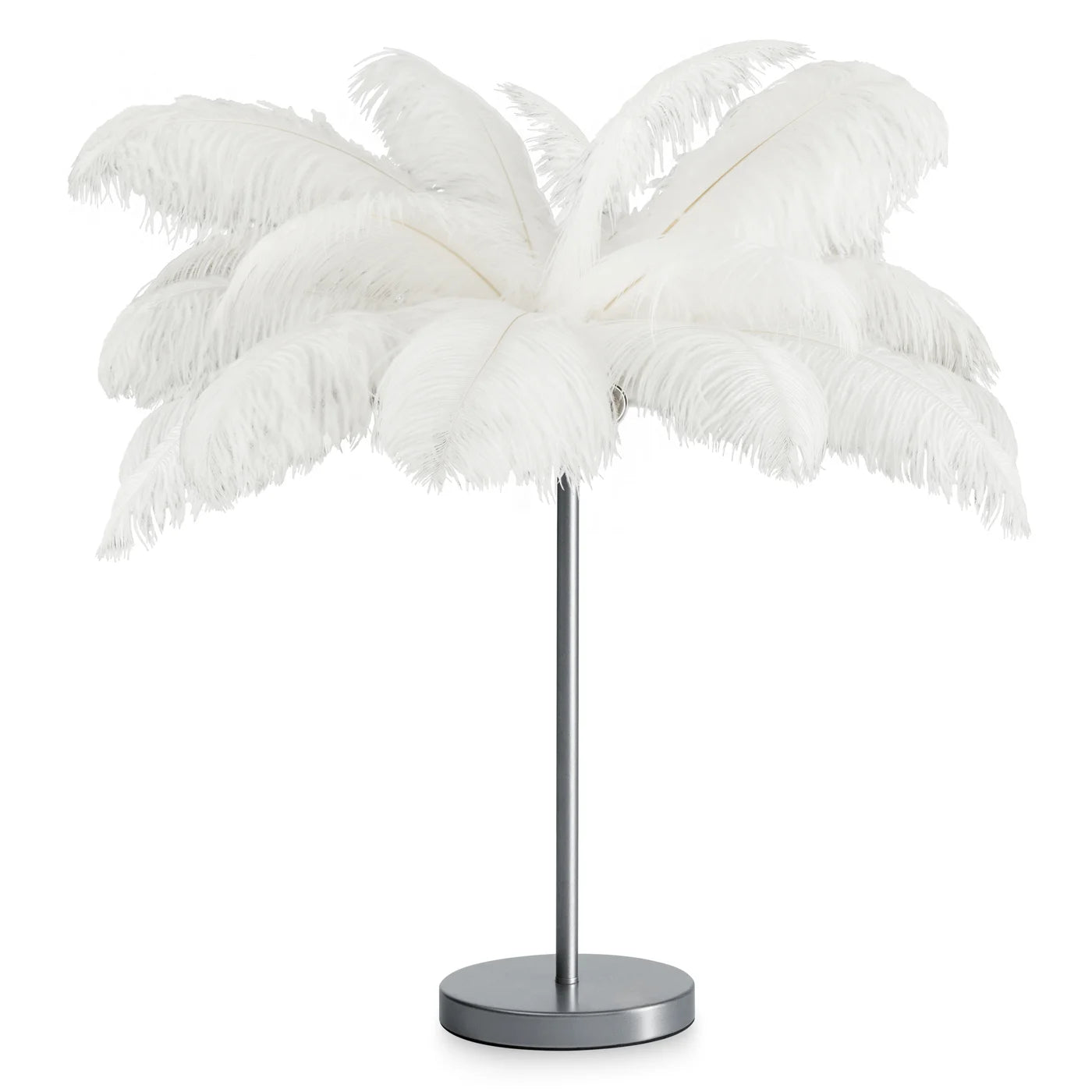 Stāvlampa Fieria 65/68 cm balts/sudraba - N1 Home