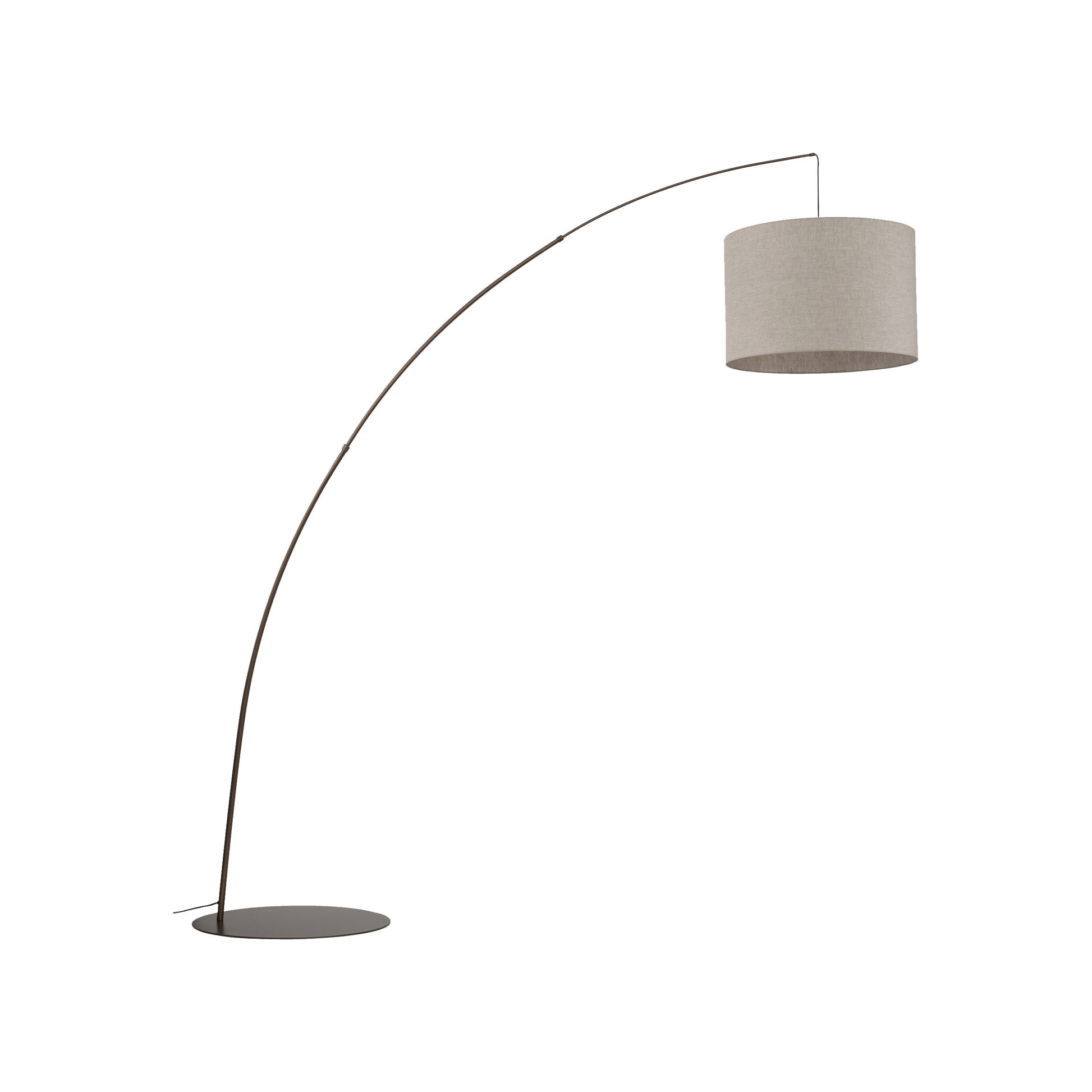 Stāvlampa Moby 1900 × 600 × 2450 mm lins/brūns - N1 Home