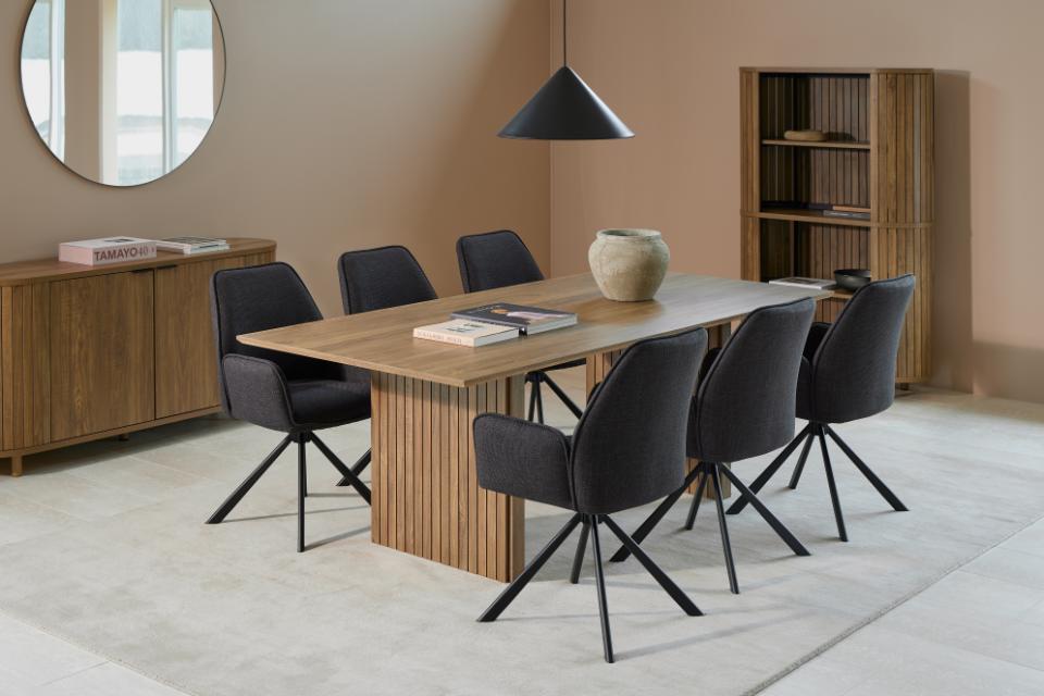 Krēsls Glens 61/63/88 cm antracīts - N1 Home