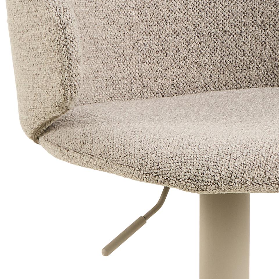 Bāra krēsls Elar 46/38/107 cm bēšs/pelēks - N1 Home