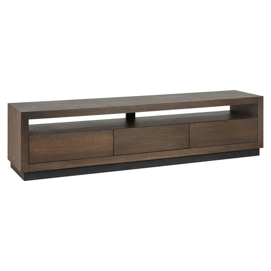 TV skapītis Oakura ar 3 atvilktnēm Richmond Interiors 45/185/40 cm brūns - N1 Home