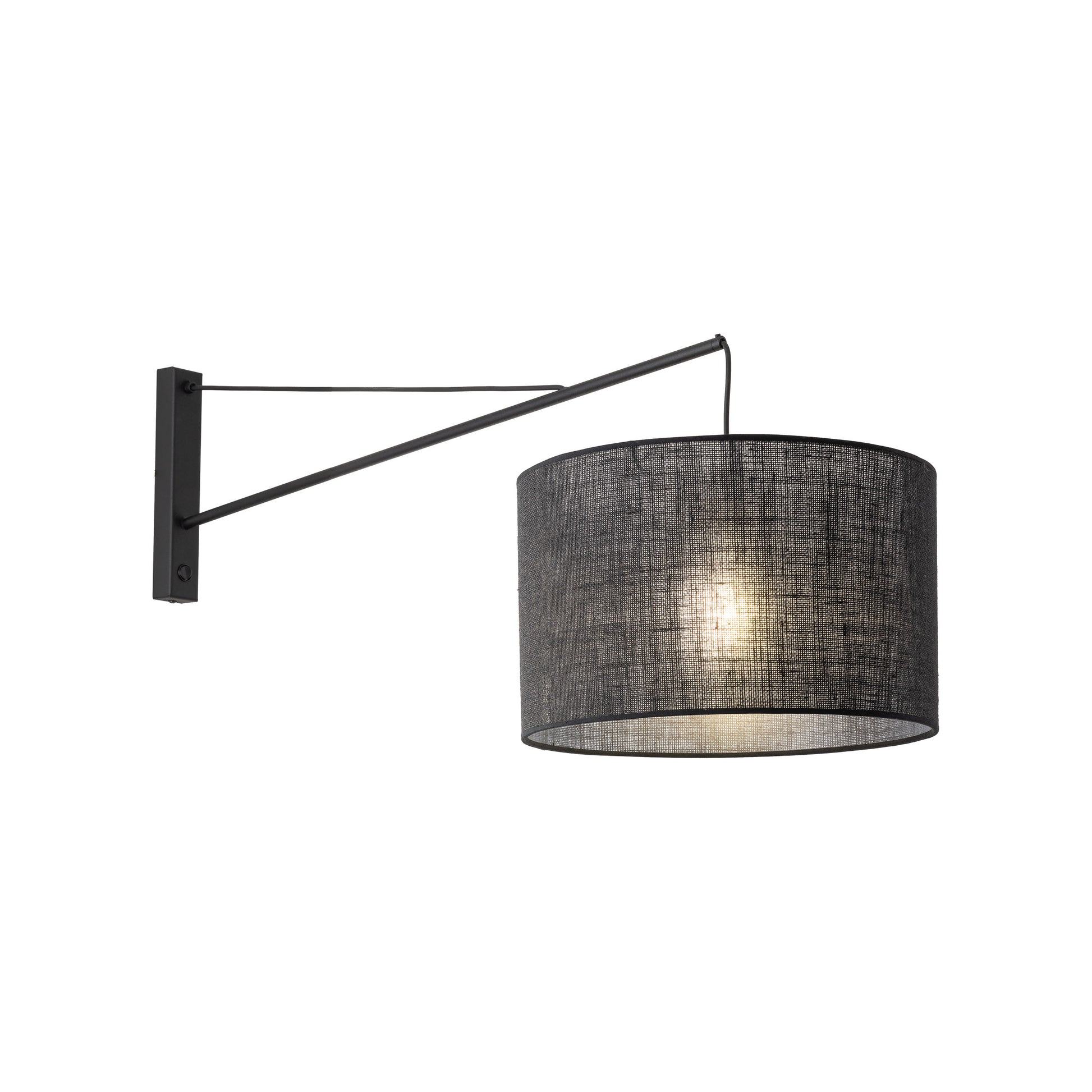 Sienas lampa Glori 380 × 1000 × 400 mm melns - N1 Home