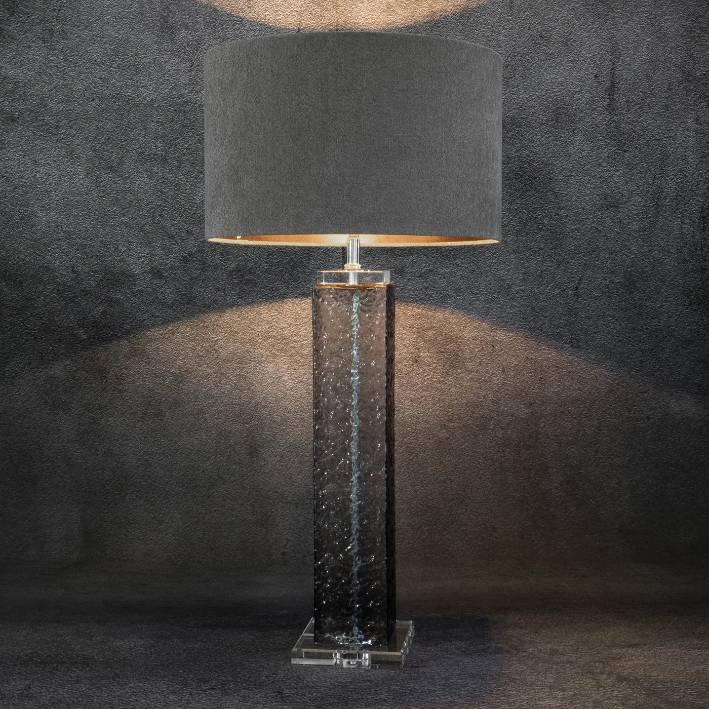 Galda lampa Kas 46/92 cm tērauds/pelēks - N1 Home